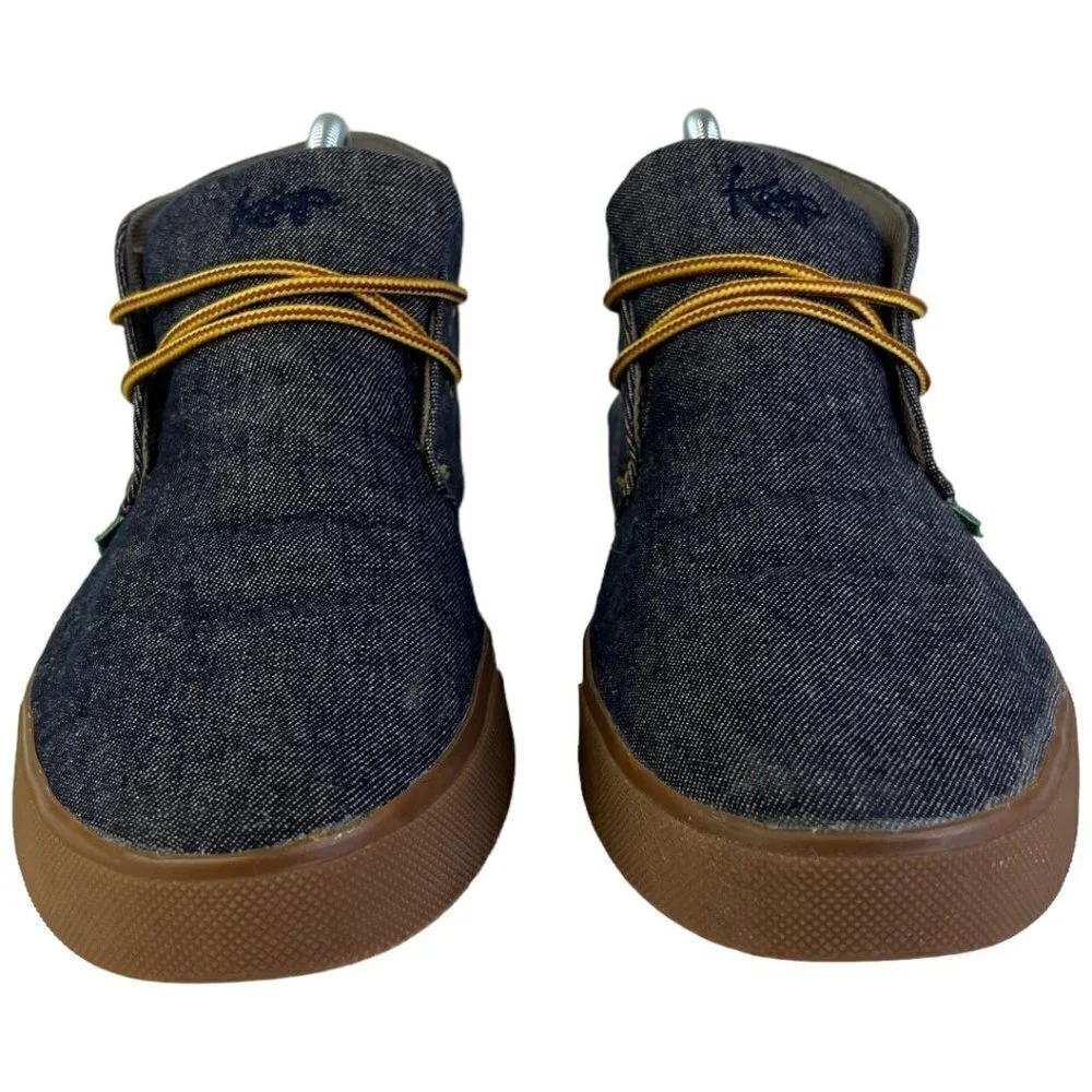 Keep Unisex Shaheen Shoe Size 10 Women 8.5 Men Non Slip Rubber Sole Mid Top Blue